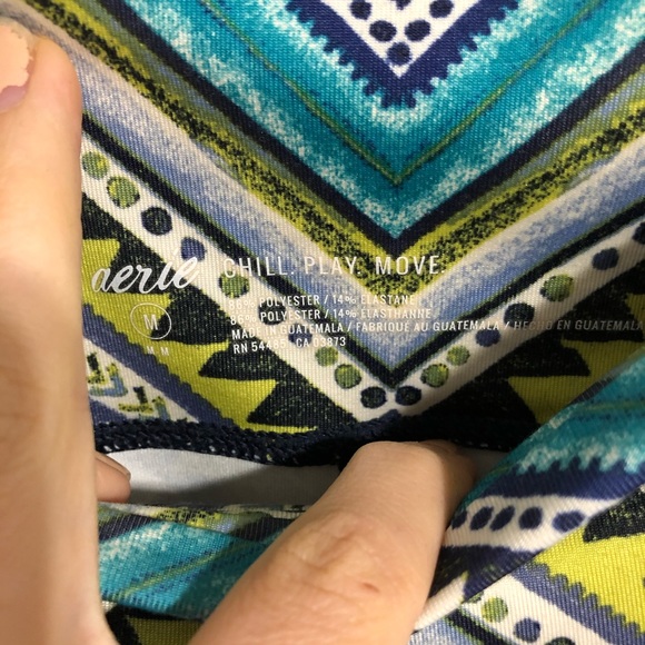 Pattern Aerie Chill Play Move Leggings - Picture 7 of 7